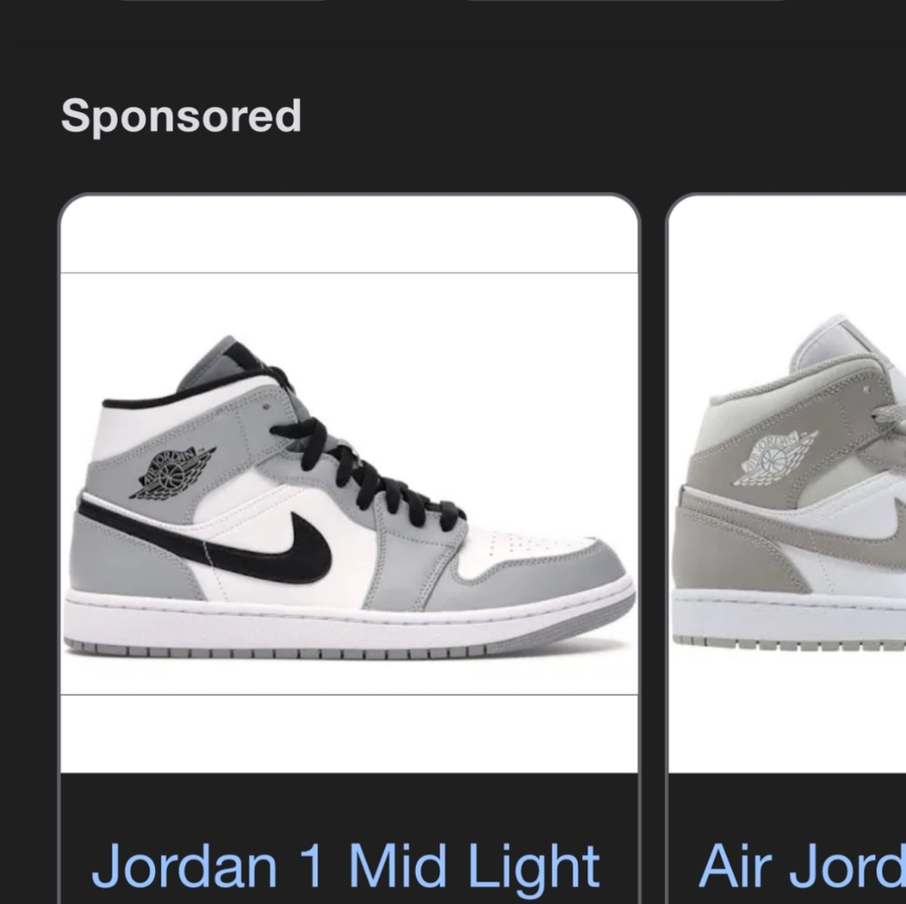 Nike sneakers.  Women's 9.5 or men's 8